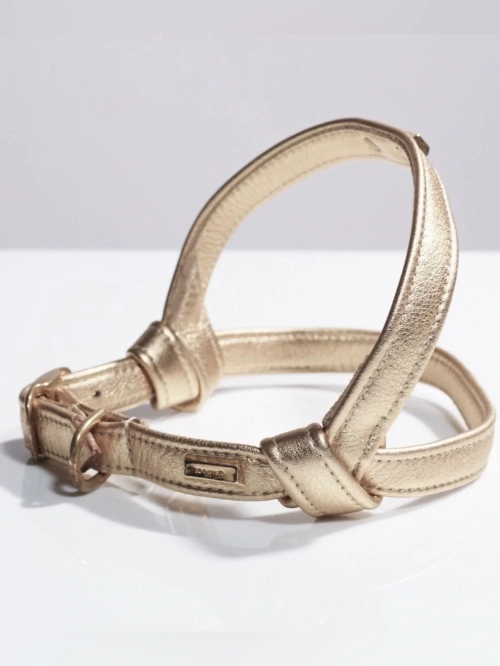 Dog Harness Hound Collection Belted Leather Harness Genuine Leather in Champaign
